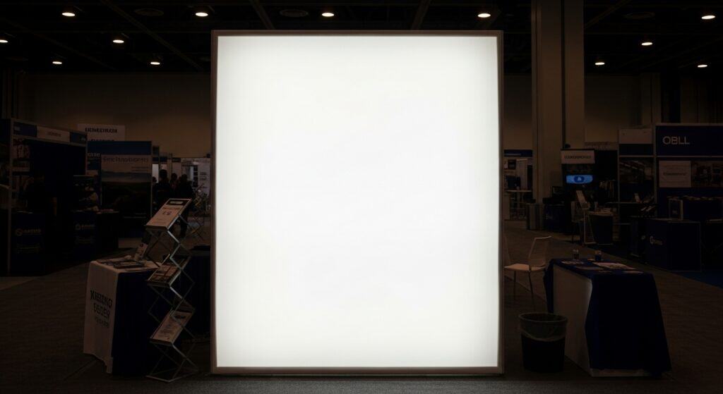 Backlit Displays in 10×10 Booths When Lighting Helps or Hurts