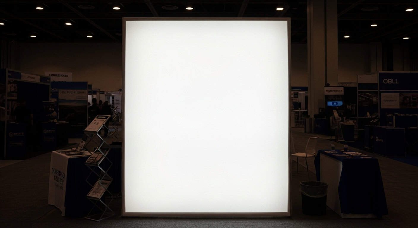Backlit Displays in 10×10 Booths When Lighting Helps or Hurts