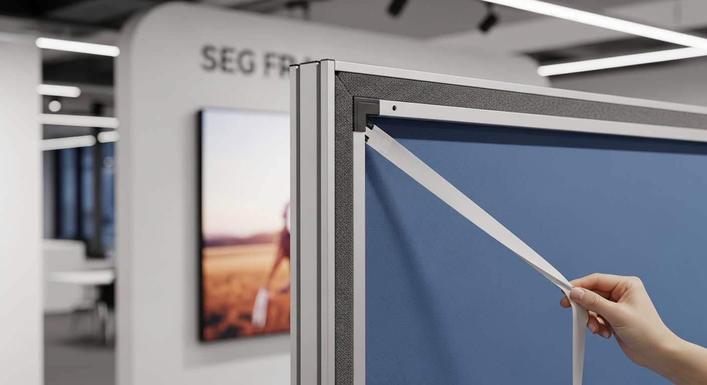How SEG Fabric Frames Support Fast Marketing Campaign Changes