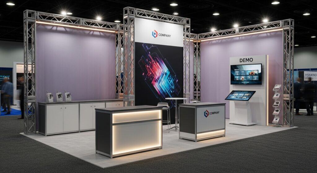 10×10 exhibition booth ideas