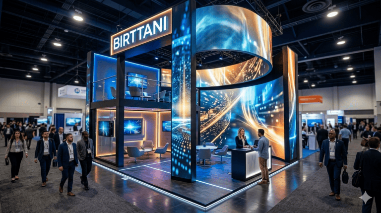 20×20 trade show booth