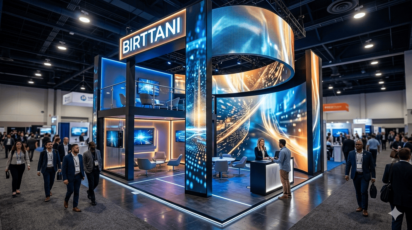 20×20 trade show booth