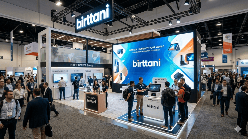 Booth Displays with Demo Space for Interactive Brand Experiences
