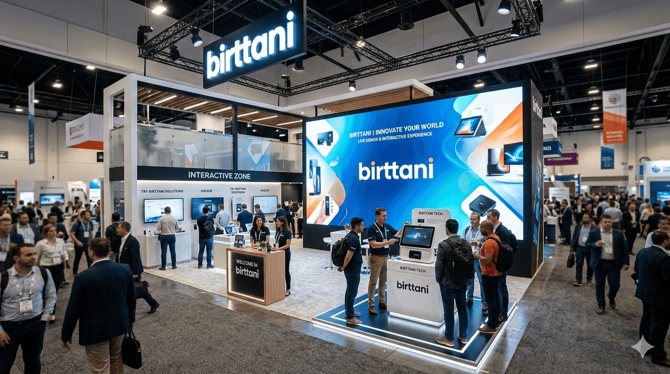 Booth Displays with Demo Space for Interactive Brand Experiences