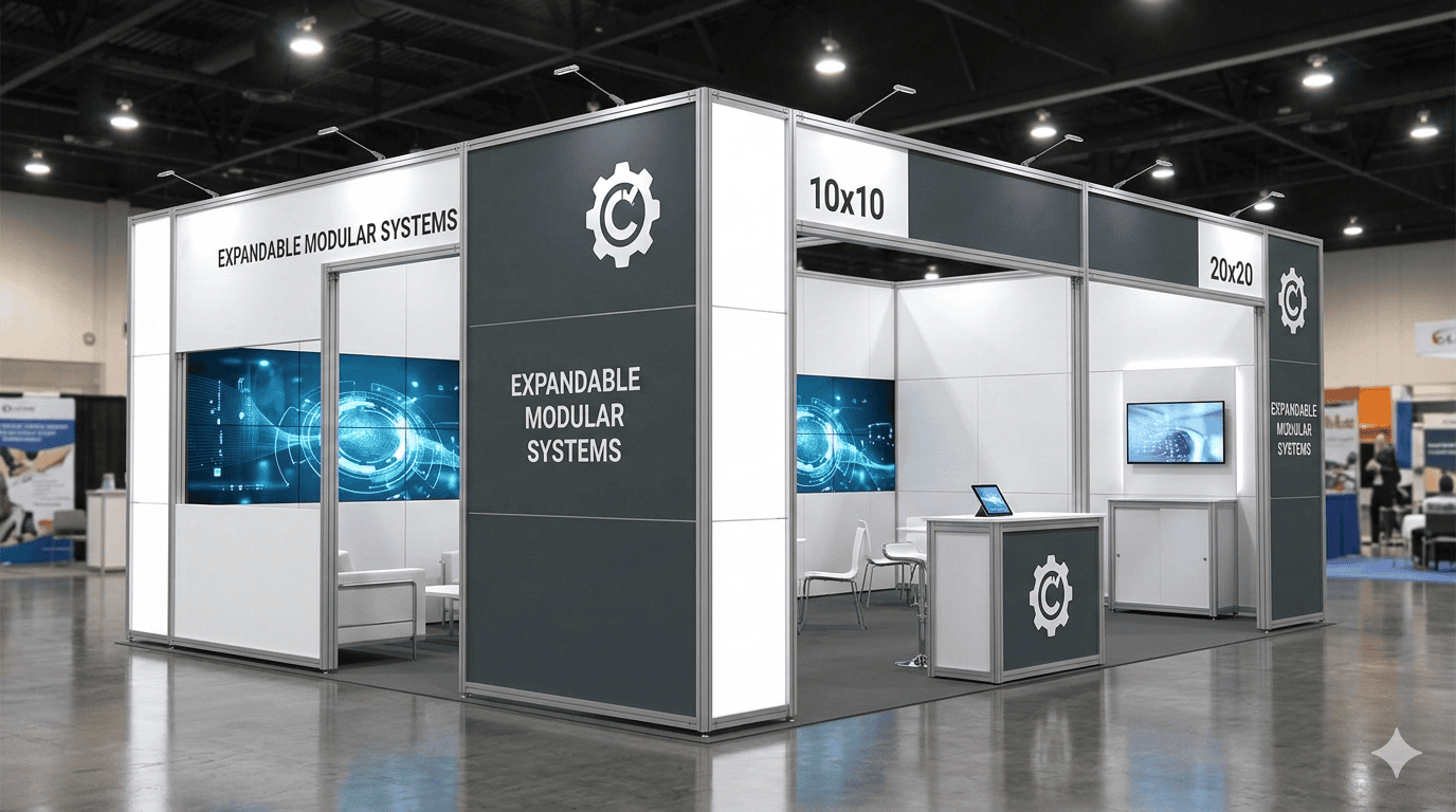 Expandable Trade Show Booths for Flexible Exhibit Growth